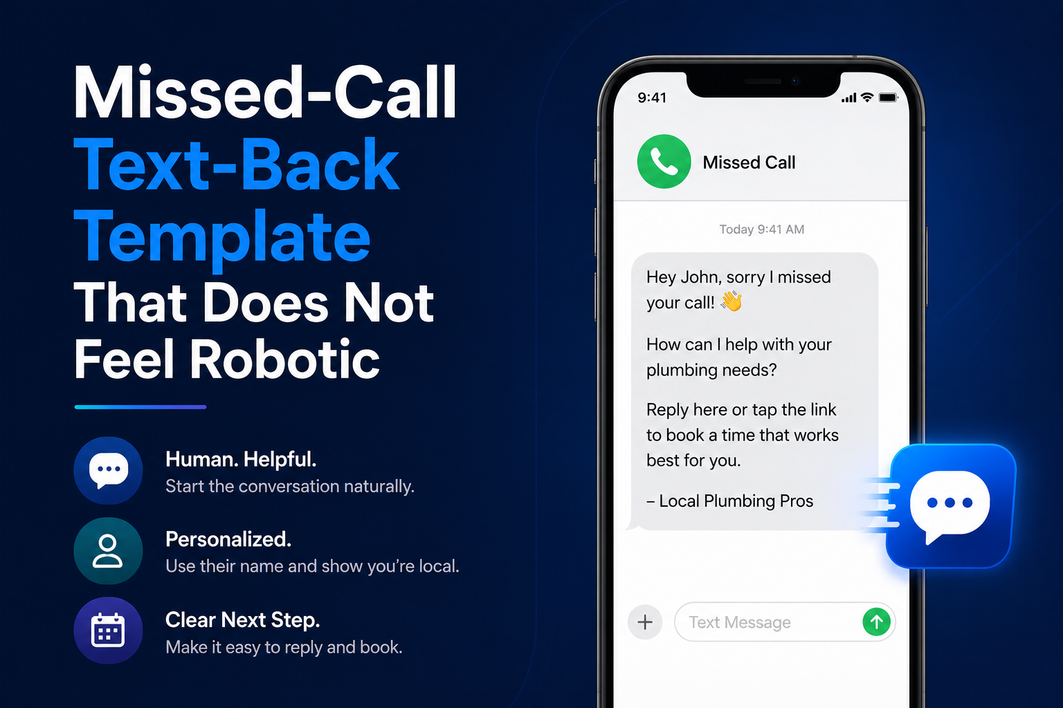 Missed-Call Text-Back Template That Does Not Feel Robotic